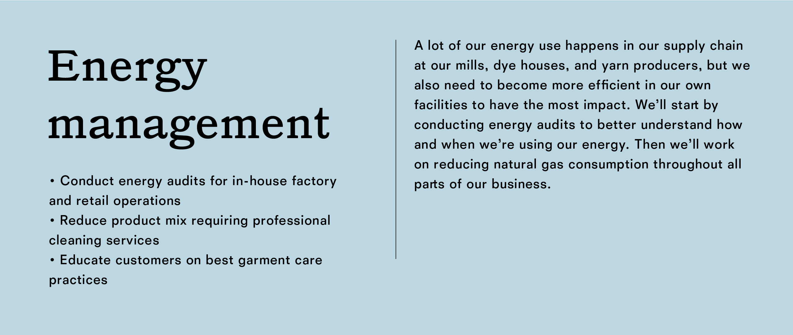 Energy management